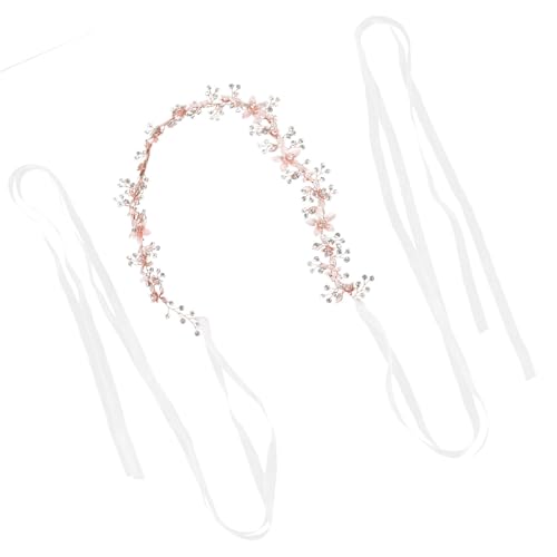 Ceinture de mariage fleurs et cristaux dorés FRCOLOR pour robe de mariée chic