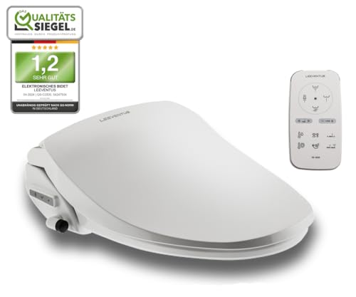 LEEVENTUS J850R – Versión estándar – Nuevo modelo – con mando a distancia – Accesorio de ducha de alta – Cuidado íntimo eléctrico bidet ducha inodoro japonés