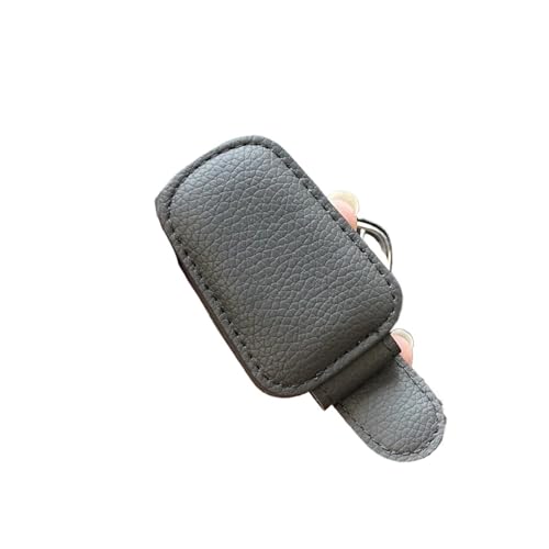 Porte-lunettes de soleil voiture clip cuir pour voyages en famille et trajets