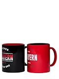 fc bayern münchen becher 0,3 l FC Bayern München Tassen 2er-Set