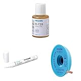 ホーザン(HOZAN) フラックス 30ml ハロゲンフリー H-728/ペンタイプのフラックスクリーニング剤 Z-293-P/ハンダ吸取線 HS-380-2.5