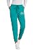 INK STITCH Women WW4258 Women Embroidered Logo Texts Workflex Scrub Jogger Pants - Teal (3XL)