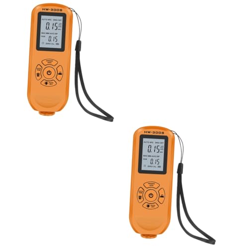 Gatuida 2sets Auto Thickness Gauge para autos, medidor de espesor de recubrimiento con pantalla intuitiva multifuncional miniatura 1