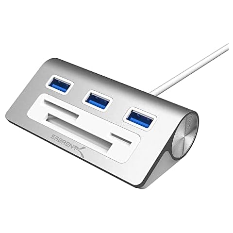 SABRENT USB hub 3.2 Gen1, USB Adapter 6 in 1 Cover