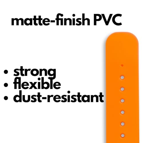 Bracelet plongée extra long orange 20mm pour vos sessions de surf - 6