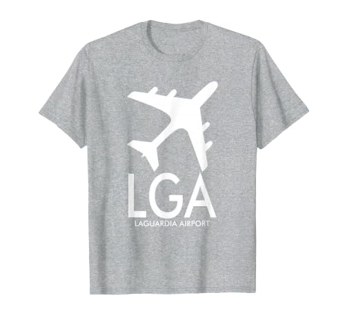 LGA Airport Code Baggage TAG LAGUARDIA NEW YORK USA T-Shirt, Men, Heather Grey, 3X-Large