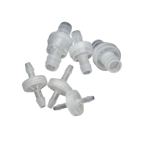 Clapet anti-retour 4mm plastique transparent eau air inline fluide non-return