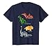 Kinder Dinosaurier T-Shirt Jungen Mädchen Dinos Tyrannosaurus T-Shirt