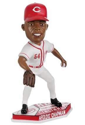 FOCO MLB Cincinnati Reds Chapman A. #54 Plaque de Base à tête bombée