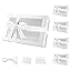 White-13.5x9x4.1 Inches-Pack of 5