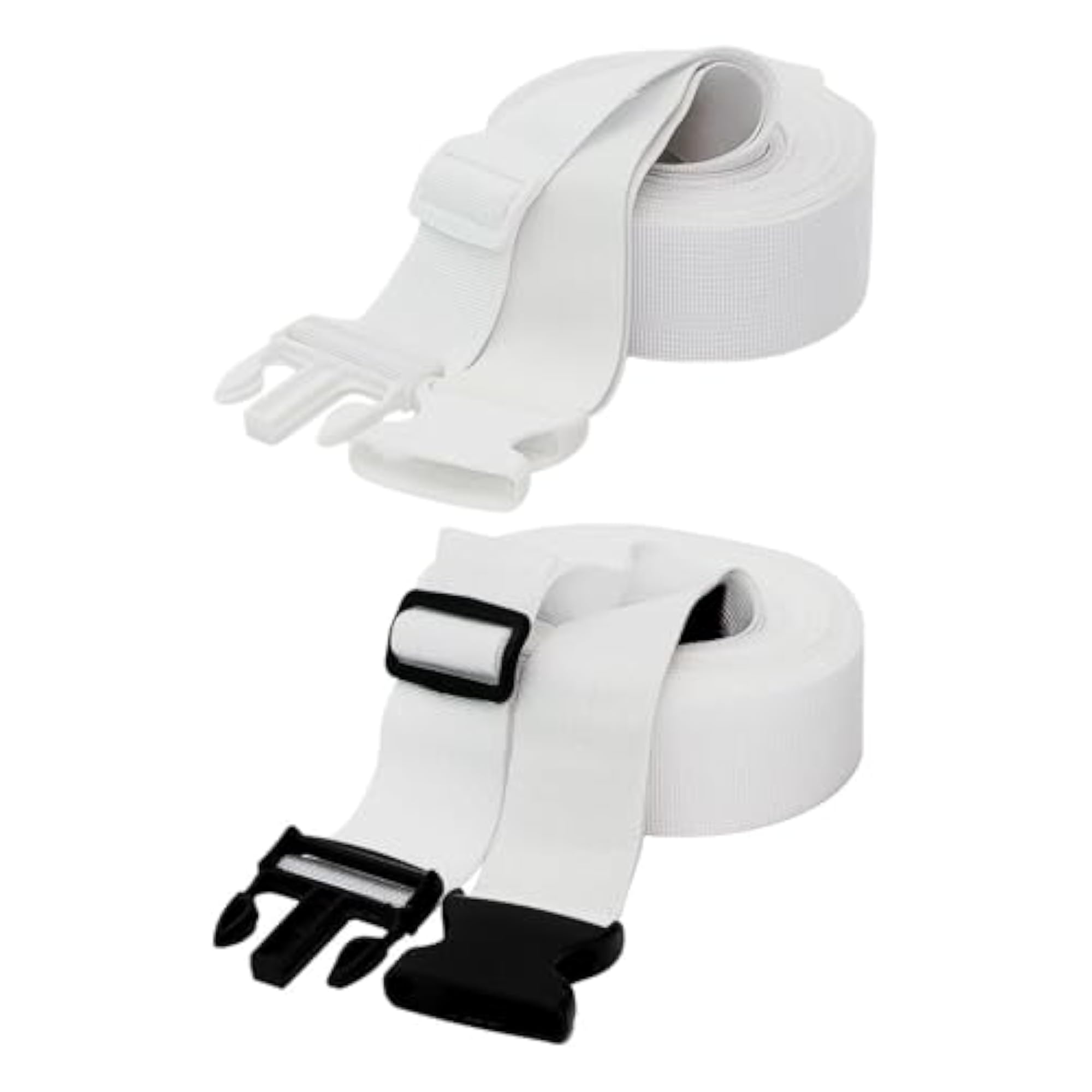 Blanket Fastener Strap for Bed Bridge Connector, White
