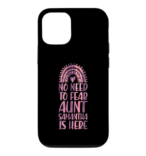 No Need To Fear Aunt Samantha Is Here �t�@�[�X�g�l�[�� ���C���{�[ �X�}�z�P�[�X iPhone 12/12 Pro �p