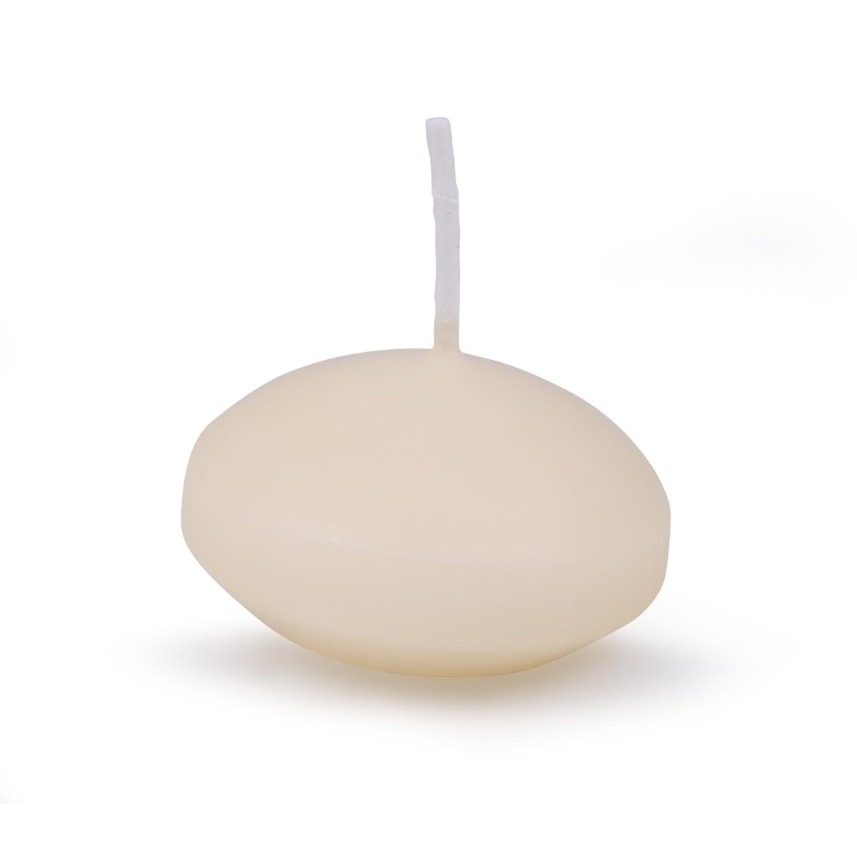 Lot 12 Bougies Flottantes Dorées - 2,8 × 4,8 Cm - 4h Combustion - Mariage, Piscine, Bain, Dîner