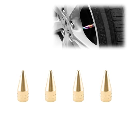 TVC29 Champagne Gold 4pcs Long Spike Spiked Tire Valve Stem ...