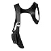 FytStycale Underarm Shoulder Bag for Mobile Device and Wallet Concealed Pack for Events, Black