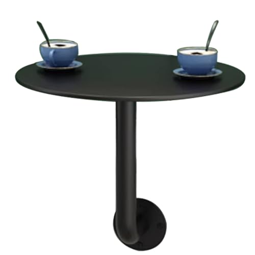 Table de Bar d'extérieur en fer forgé table haute de jardin 50x50x45cm