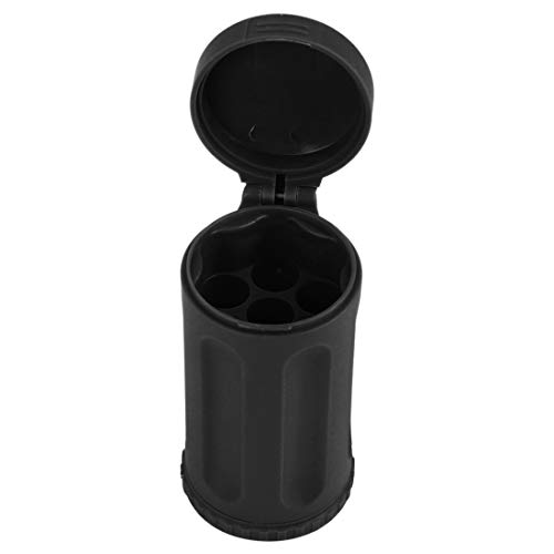 Image of X AUTOHAUX Portable Car Smokeless Windproof Ashtray with Keychain Lid Black