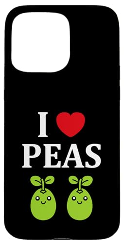 Humor Pea Simple minimalist vegetable i love Peas �X�}�z�P�[�X iPhone 15 Pro Max �p