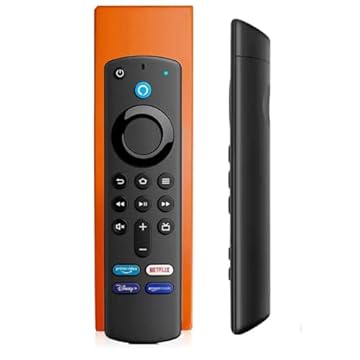 Controle Remoto Compatível com Stick Fire Tv- com Comando de Voz e teclas de atalho Substitui modelo ORIGINAL com mesmas funções - Controle Fire TV Stick Lite, Fire TV Stick e Fire TV Stick 4K