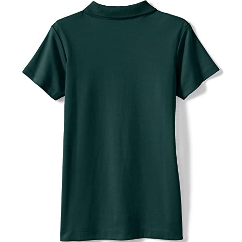 Image of Lands' End School Uniform Girls Short Sleeve Feminine Fit Interlock Polo Shirt