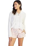 Roxy Women's Oceanside Yarn Dye Shorts, Sunburn Beachside Stripe 213, Medium