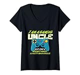 Photo Gallery donna i m an uncle shirt gaming zio come normale ma più fresco maglietta con collo a v Photo Gallery donna i m an uncle shirt gaming zio come normale ma più fresco maglietta con collo a v