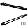Black Chassis Brace for Kraton 6s