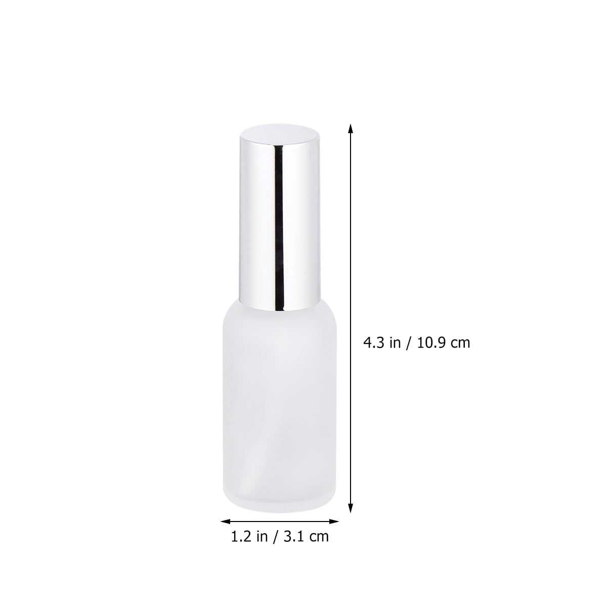 Sprühflasche 30ml aus Glas, Nachfüllbar, 9 Stück, Weiß