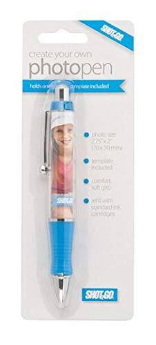 Shot2go create your own photo pen blue - holds one 70x48mm photo