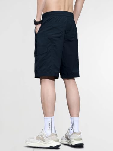 Image of TAGDO Men's Cotton Cargo Shorts with Multi Pockets | Lightweight Casual Outdoor Shorts Pant for Men | Elastic Waist Drawstring Utility Shorts for Hiking, Camping and Daily Wear (2048)