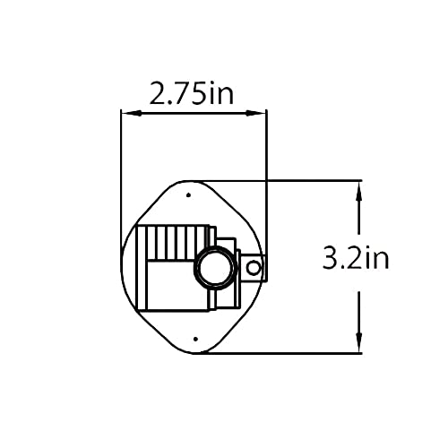 IceCap K1-Nano Protein Skimmer, Aquarium Filter, PVC, Acrylic, 5.91 x 2.75 x 15.75 inches