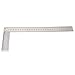 QANYEGN 30cm / 11.8in Aluminum 90 Degree Straightedge, Right Angle Ruler, L-Shaped Ruler for Precise Measurements (Standard)