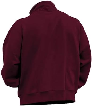 Herren Half-Zip Pullover Ohne Kapuze – Arbeitspullover Mit Reißverschluss, Warm & Atmungsaktiv | Für Arbeit, Sport & Freizeit