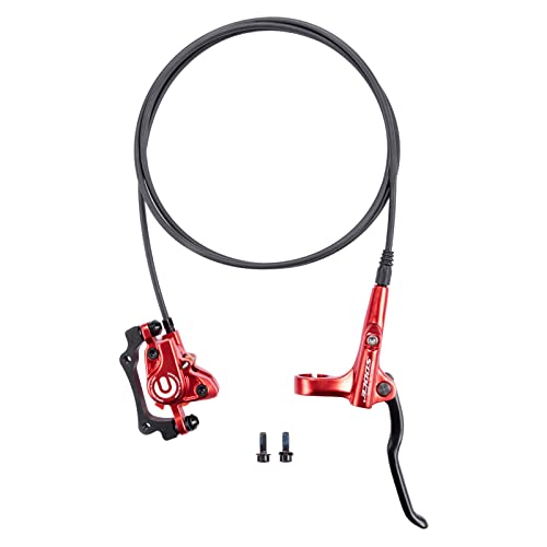 Cyclon MTB Hydraulic Disc Brakes Set, Black/Red...