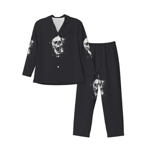 Pyjama homme motif horreur pour éliminer l'inconfort des nuits fraîches