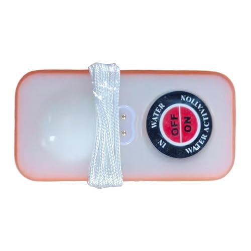 Gilet de sauvetage LED stroboscopique haute intensité activé par l'eau | Localisateur de survivants durable pour le camping, accessoires de sécurité pour les familles, les amis