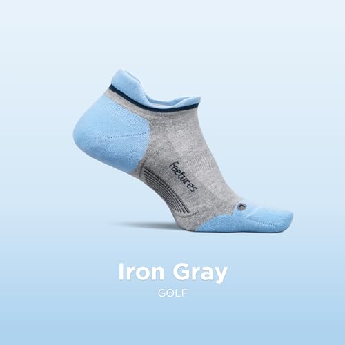 Image of Feetures Elite Golf Max Cushion Tab Ankle Socks - Sport Sock with Targeted Compression