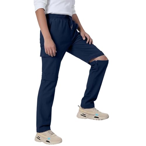 Bas de plein air léger garçon pantalon convertible et sport