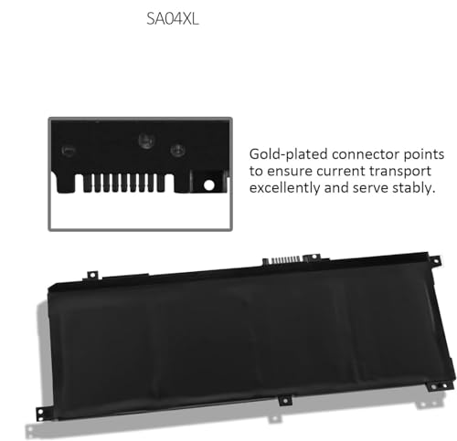 Image of Wefly SA04XL Laptop Battery Compatible for HP Envy X360 15-DR 15-DS 15M-DR 15M-DS 15Z-DS 15T-DR 17-CG 17M-CG 17T-CG 15-dr1xxx 15m-ds0011dx 15m-dr0012dx Series L43248-541 HSTNN-OB1G Laptop Battery