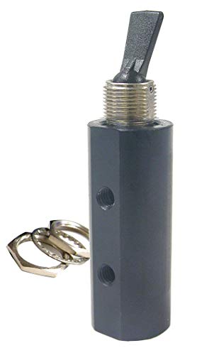 Pneumadyne FP45-100-SR, 4-Way Valve, Momentary Toggle, 10-32 (F) Ports