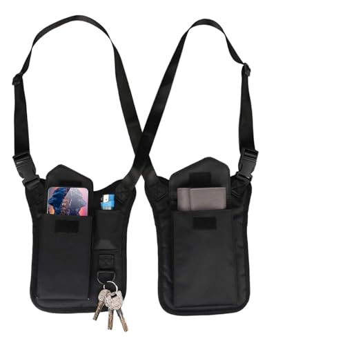 Bolso con bolsillo oculto de seguridad para proteger pertenencias