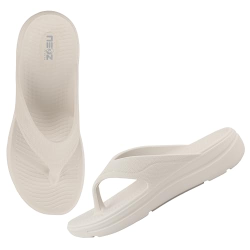 Image of NEOZ Extra Soft Men's Slippers with Cushion FootBed for Adult | Comfortable & Light Weight | Stylish & Anti-Skid | Waterproof & Regular Flip Flops for Gents /Boys
