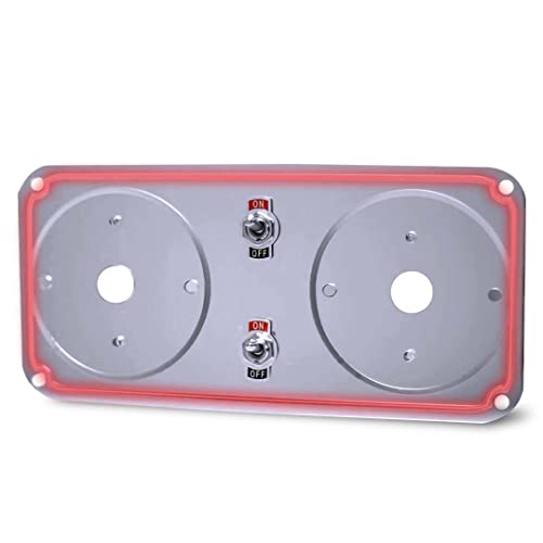 Placa de luces de cúpula para Peterbilt color rojo miniatura 1