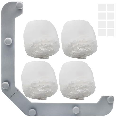 Escurridor triangular para fregadero con 100 bolsas de malla desechables miniatura 7