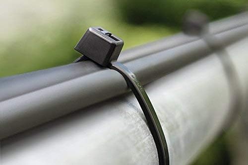 intervisio Heavy Duty 40 Inch Cable Zip Ties, Strong Extra Large Zip Tie Set, Indoor and Outdoor, Reliable Long Cord Tie Wraps, 0.36 Inch Wide, Industrial Wire Straps, UV Resistant, Black, 10 pieces