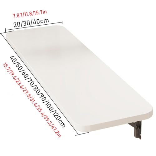 Table pliante murale et bureau compact suspendu pour petit appartement - 3