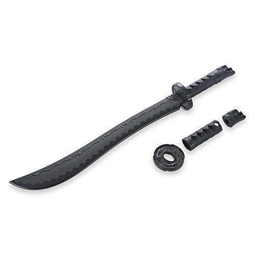 Épée incurvée polypropylène noir W216 incassable pour la pratique des arts martiaux