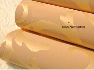 GlobalNiche Silver Grey Golden Reflective Wallpapers Living Room Flooring Stereoscopic Wallpaper for Walls 3 d Papier Peint QZ001 Color Golden Dimensions 5.3