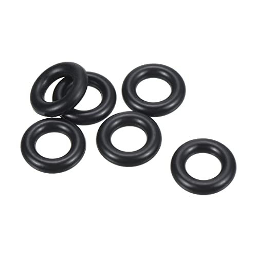 PATIKIL Nitrile Rubber O-Rings 17mm OD 7mm ID 5mm Width, 25 Pcs Metric Sealing Gasket for Faucet Plumbing Automotive Repair, Black