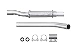 HELLA 8LB 366 022-191 Vorschalldämpfer - Easy2Fit Kit - vorne - zweiteilig - Set mit Anbauteilen
